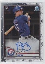 2020 Bowman Chrome Rookie Auto Nick Solak #CRA-NS Auto 0m8