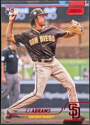 2022 Stadium Club Red Foil Parallel #31 CJ Abrams San Diego Padres