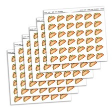 Taco Color Mini Icon Stickers  6 Sheets  216 Planner Stickers