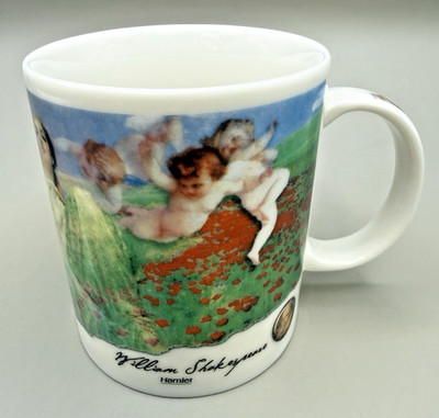 Chaleur Shakespeare Speaks Hamlet  Mug Literary Quote Coffee Cup Fine China