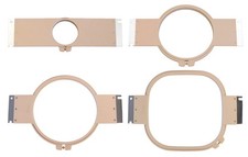Embroidery Hoops - 9cm 18cm 21cm 24cm - For SWF Machines - 355mm 14" Wide Hoop