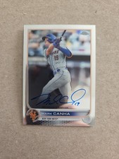 2022 Topps Chrome - Chrome Veteran Autographs Mark Canha #CVA-MC (AU)