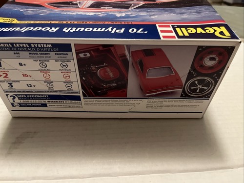 1970 Plymouth Roadrunner Built Plastic Model By Revell 1:24 Scale 2000 - Picture 15 of 15