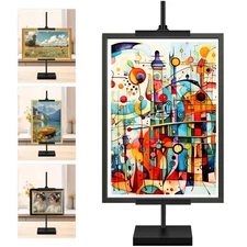 Adjustable Tabletop Easel Stand,Picture Easels for Display,Black Easel, Pictu...