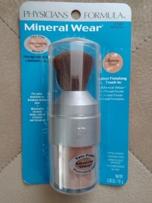 Physicians Formula Mineral Wear Illuminating Veil Warn Glow Powder Brush Mirror