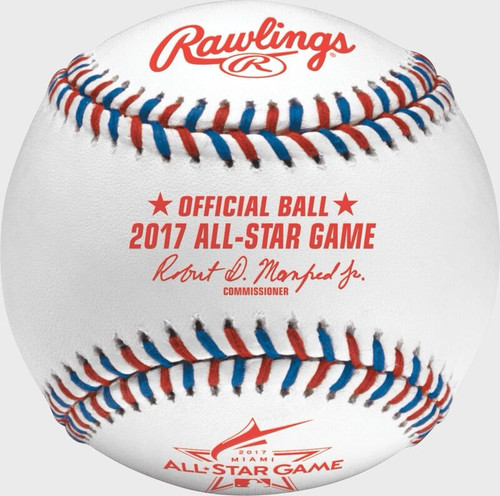 2017 RAWLINGS ALL STAR GAME OFFICIAL BASEBALL - MARLINS PARK- ROBINSON CANO MVP - Picture 1 of 2