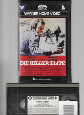 Warner Verleih Cassette  James Caan   DIE KILLER ELITE   VHS Rarität