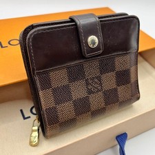 Louis Vuitton Damier Compact Zip Bi fold Wallet