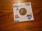 1920 Lincoln Cent AU+ BEAUTY!!!!!! WOW!!!!!!