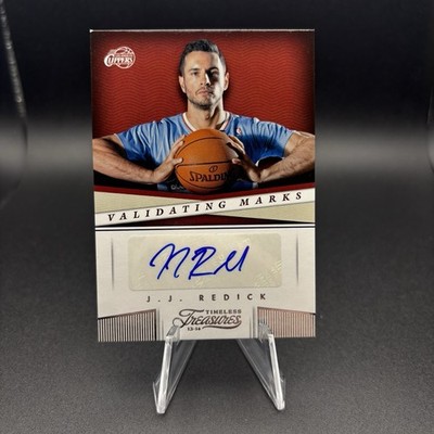 2013 Panini Timeless Treasures Validating Marks J.J. JJ Redick 12 Auto Autograph