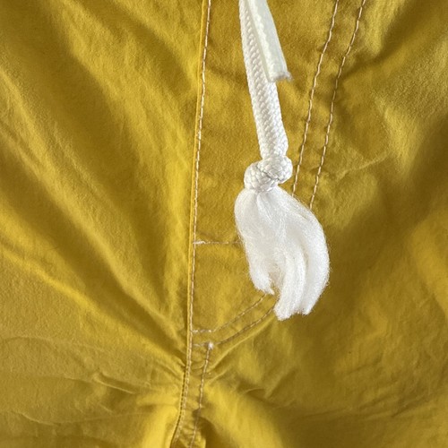 Lacoste Bright Yellow Swim Shorts, Size 10, Flawed, Please See Description  - Picture 5 of 7