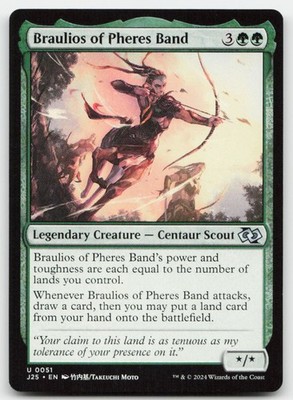 Braulios of Pheres Band (Anime) #51 (NM) Foundations Jumpstart J25 Magic MTG