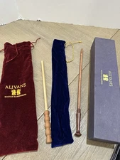 Alivan’s Custom Wands In One Original Box w  Velvet Bag Set Of Two