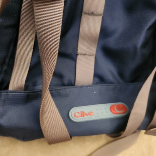 Vtg Y2K Clive Backpack Blue Padded Strap Skateboarding Surfing Snowboarding EUC - Picture 3 of 10