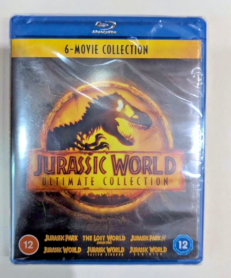 BLU-RAY  JURASSIC WORLD ULTIMATE COLLECTION    BRAND NEW SEALED UK STOCK