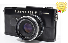 CLA'd N MINT w/Case Olympus PEN FT 35mm Half Black Camera 38mm f1.8 JAPAN