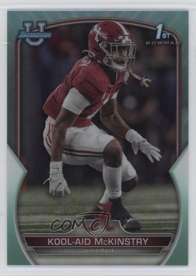 2022 Bowman U Chrome Aqua Refractor 50/299 Kool-Aid McKinstry #14 3hd