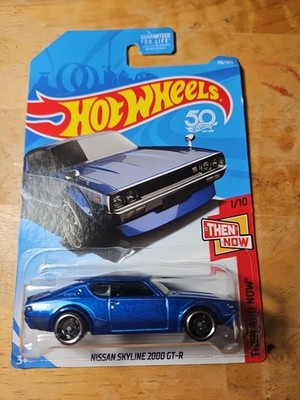 2018 Hot Wheels Nissan Skyline GT-R R33 Blue Metallic Then and Now First Release