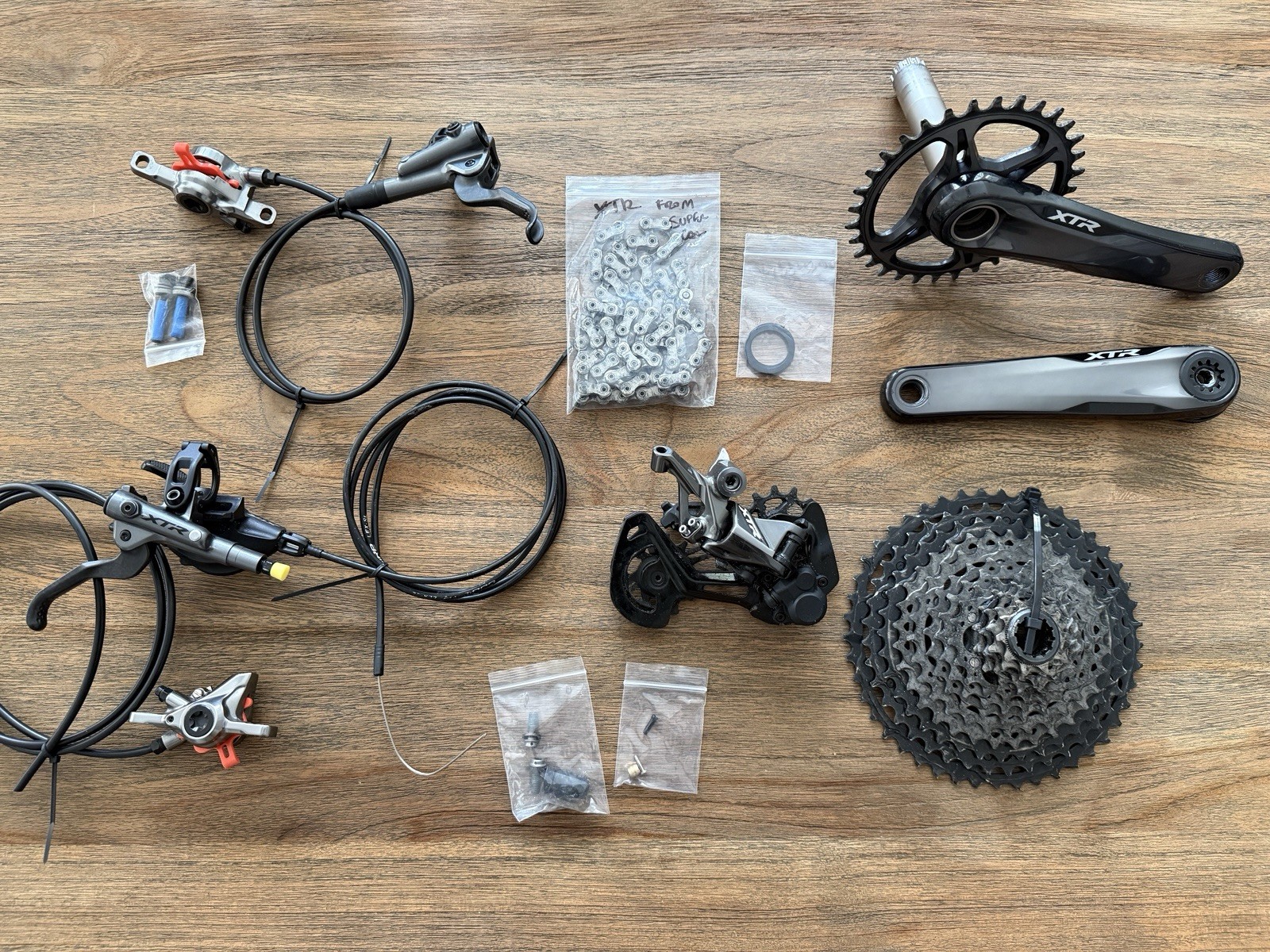 Shimano XTR M9100 Race Complete Drivetrain Groupset w/ Two P