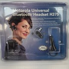 VTG Motorola Universal Bluetooth Headset H375 Hands Free Car Charger NOS