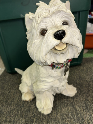 Country Artists West Highland Terrier Dog -Toby Figurine Statue, 13  Life sized