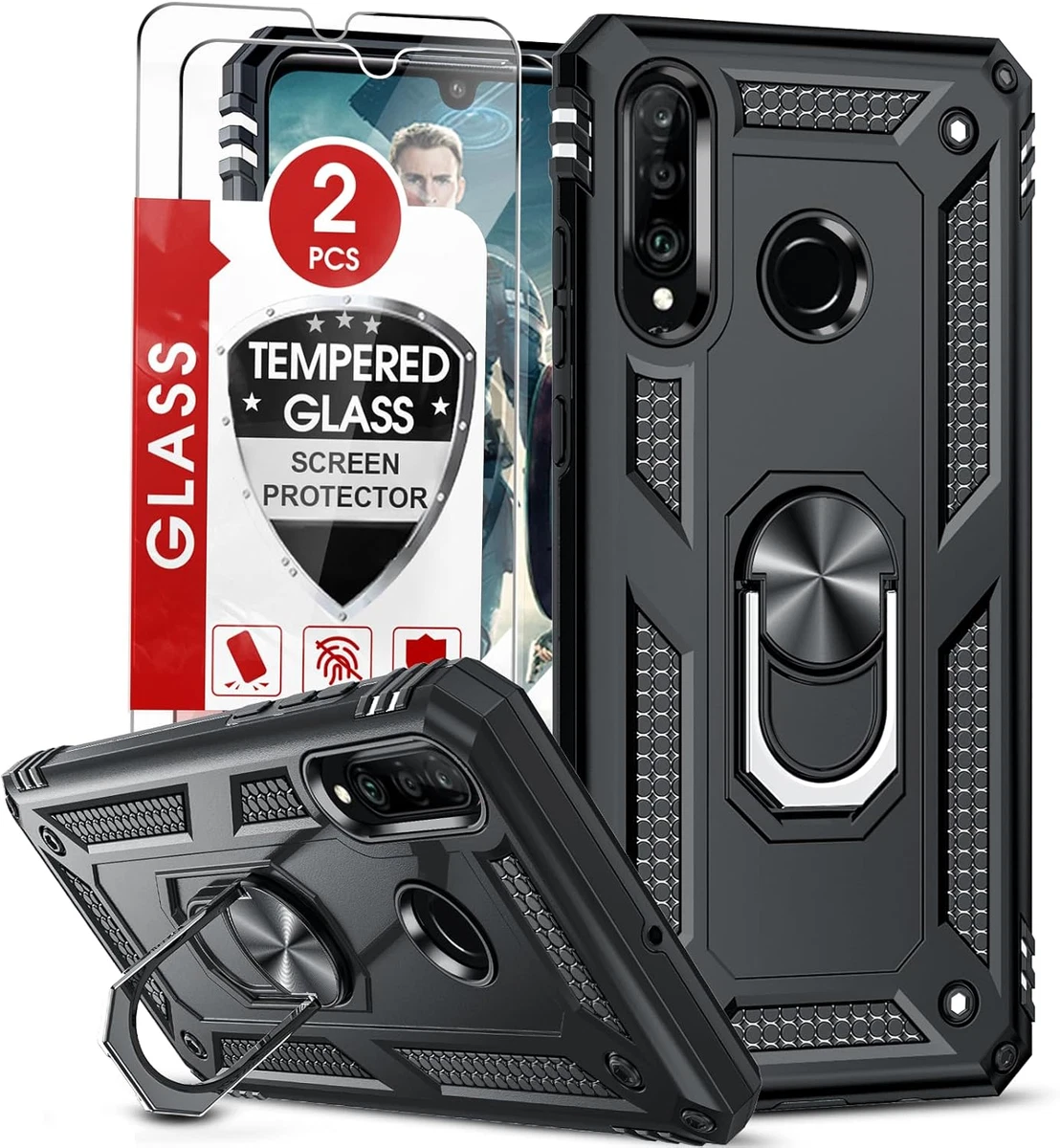 Mixroom Custodia Morbida In TPU Per Huawei P30 Lite | Fantasia Piante Acquatiche Ornamentali M740 | Cover Antigraffio