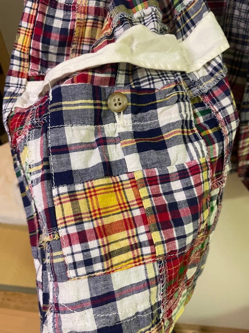 Engineered Garments Madras Patchwork Cotton Jacke… - image 5