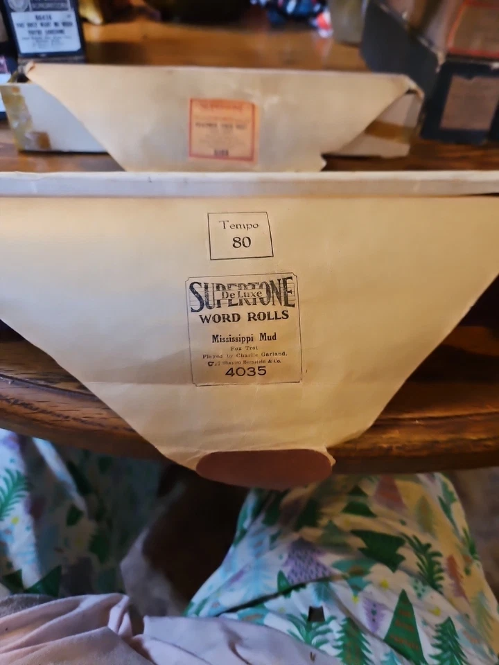 Lote de 10 rollos de piano antiguos / IMPERIAL, ESTILO PIANO, SUPERTONO Foto 2 de 4