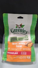 Greenies Regular Natural Dog Dental Treats 12 Ounce Sweet Potato Flavor