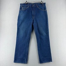 Vintage Levis Jeans Mens 34x30 (Fits 33x26) 80s Denim 509 Straight Made in USA