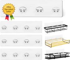 4 Pack Shower Caddy Adhesive Replacement Strong Shower Shelf Adhesive Hooks