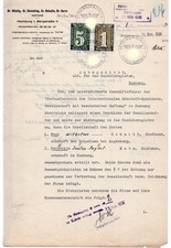 Akt notarialny Hamburg 1936