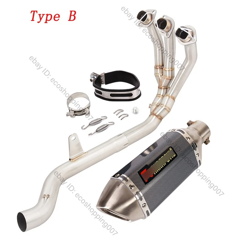 For Triumph Tiger 660 Trident 660 2022-25 Exhaust Pipe Muffler 51mm Baffle Tips - Image 4 of 4