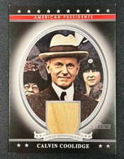 Calvin Coolidge Griffith Stadium Seat 2009 Topps American Heritage Collection