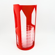 Large Petri Dish Stand Holder Rack Carrier Storage 100 mm Lab Plate