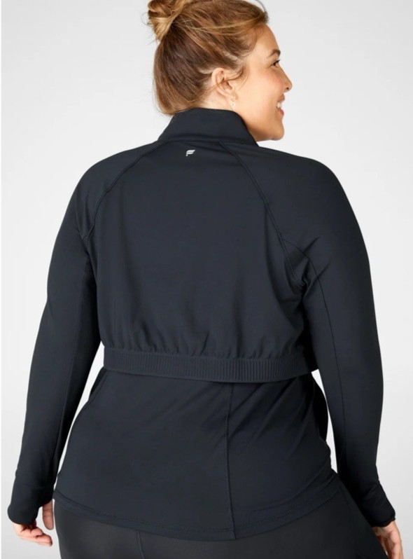 Fabletics Rosalia Performance Jacket Vented Sz 1X… - image 2