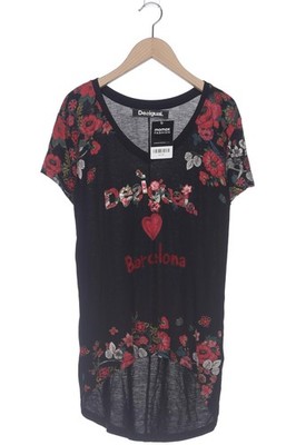 Desigual T-Shirt Damen Shirt Kurzärmliges Oberteil Gr. M Schwarz #qnuslqi