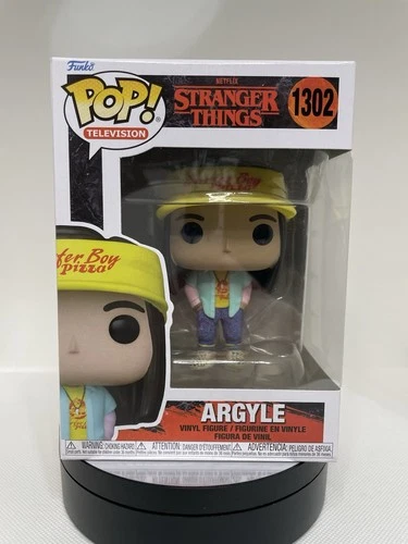 Funko Pop! Vinyl: Stranger Things Argyle #1302, Mint Condition W/pop Protector