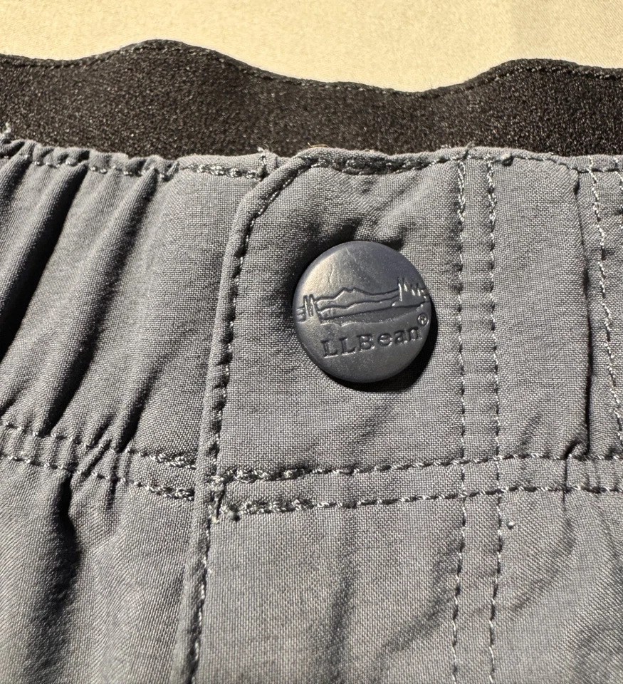 Спортивные шорты-трансформеры LL Bean Cresta туристические на молнии синие детские размер 12 - Изображение 3 из 4