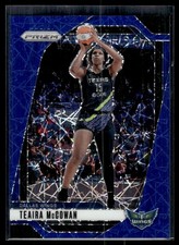 2024-25 Panini Prizm WNBA Blue Velocity Teaira McCowan Dallas Wings #105