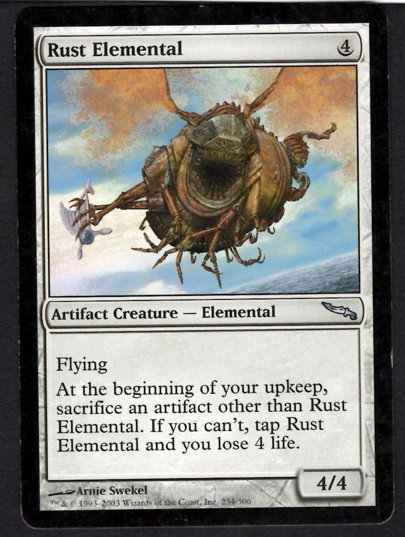 Magic: The Gathering Rust Elemental 234/306 Mirrodin Regular