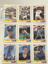 1989 Topps Bazooka Shining Stars Complete Set Canseco Henderson Grace Strawberry