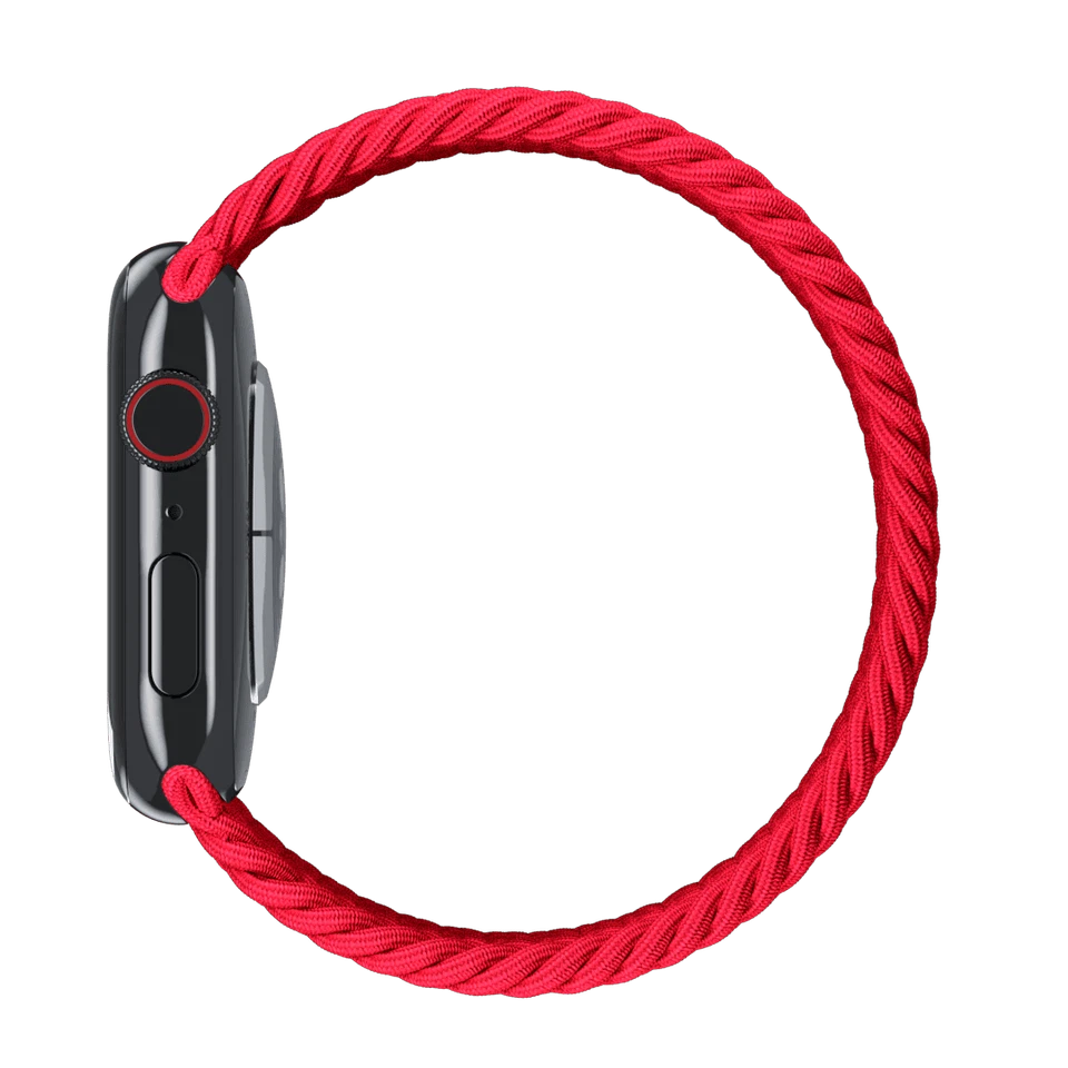 APPLE WATCH BRAIDED SOLO LOOP BAND 40MM, SIZE 1 - RED - Image 3 of 4