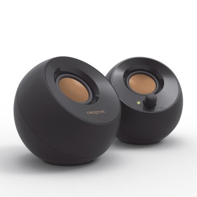 5390660192029 Speakers Pebble 2.0 USB black Creative Labs