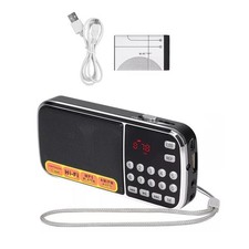 87db Portable Radio equipped with a standard 3.5 millimeter headphone jack