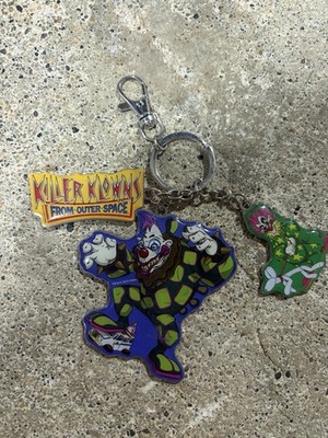 Killer Klowns from Outer Space Acrylic Keychain Detachable Keyring Carabiner