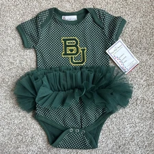 Two Foot Ahead Baylor University baby outfit Sz 12 months 