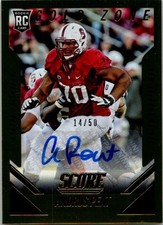 2015 SCORE ROOKIE SIGNATURES AUTO GOLD ZONE PARALLEL #362 ANDRUS PEAT RC 14/50