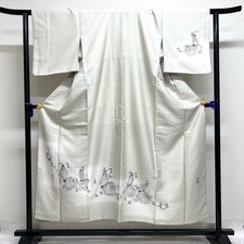 UnknownBrand Kimono Silk 035k Kappa Fruit Abstract No Mon Ready to Use