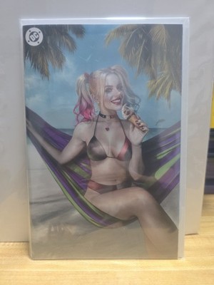 G'NORT'S SWIMSUIT EDITION #1 CARLA COHEN HARLEY QUINN  ICE CREAM  LTD 800. NM.